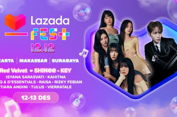 Red Velvet Hingga Tulus Meriahkan 'Konser Musik Lazada Fest 12.12'
