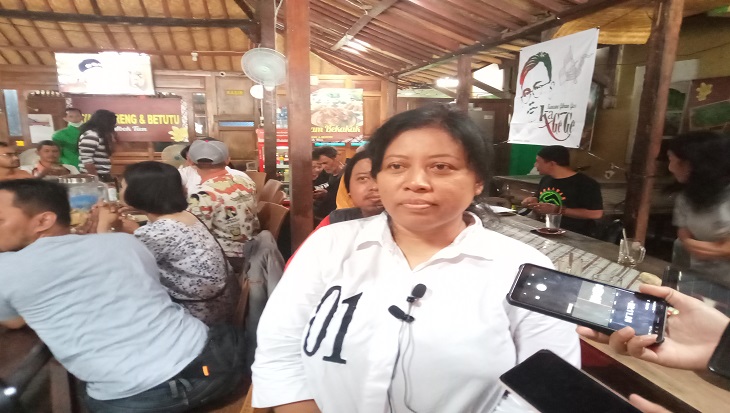 Juru bicara Kagege Imelda Yuniati, Sabtu (7/12). (MP/Ismail)