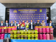 Polda Metro Jaya Bongkar Sindikat Penyalahgunaan Elpiji 3 Kilogram, Gudang di Jaktim dan Depok