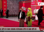 Hadiri Sidang Tahunan MPR, Ma’ruf Amin Kenakan Pakaian Adat Daerah Asal Jokowi