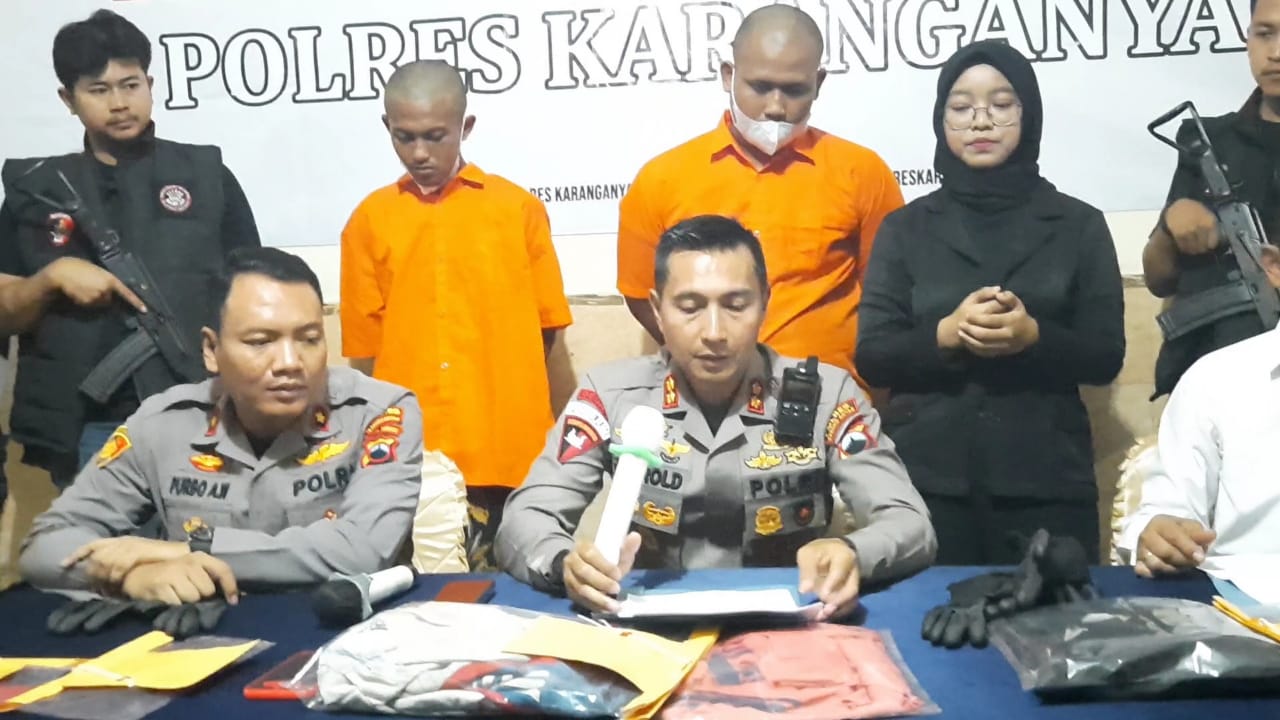 Polres Karanganyar Ungkap Kasus Pembunuhan Mayat Dibuang di Sungai Bengawan Solo