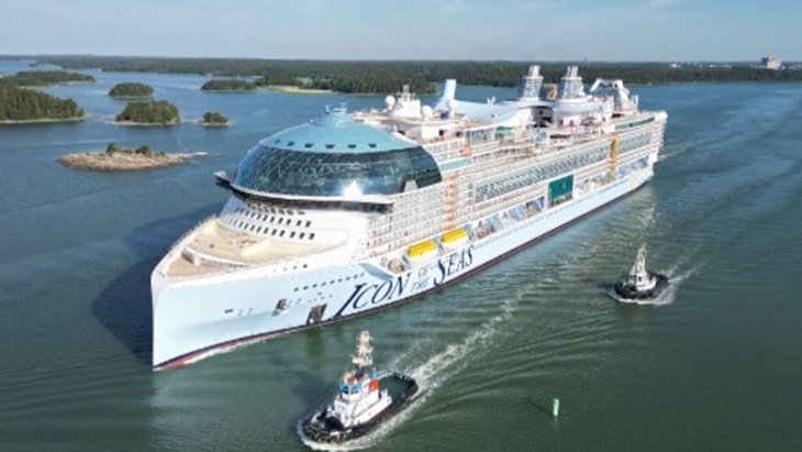 Kapal Pesiar Icon of the Seas Caribbean International Hampir Rampung