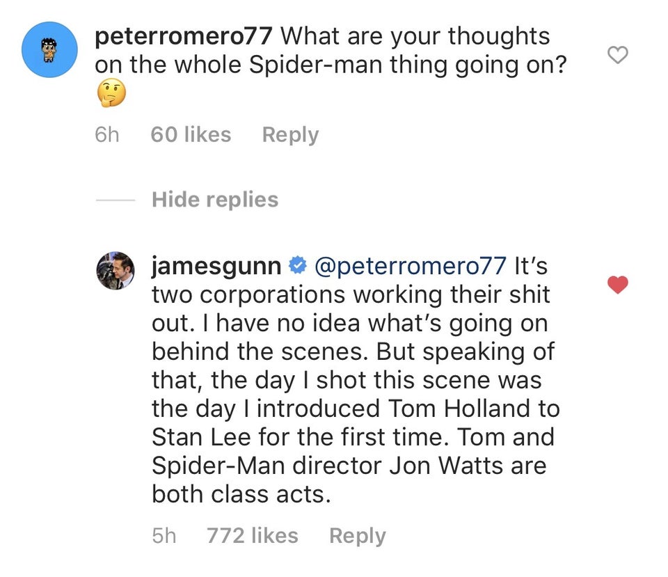 Spider-Man Keluar dari MCU, Ini Tanggapan Sutradara Guardian of the Galaxy