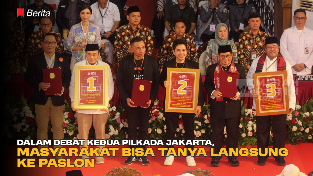 Dalam Debat Kedua Pilkada Jakarta, Masyarakat Bisa Tanya Langsung ke Paslon