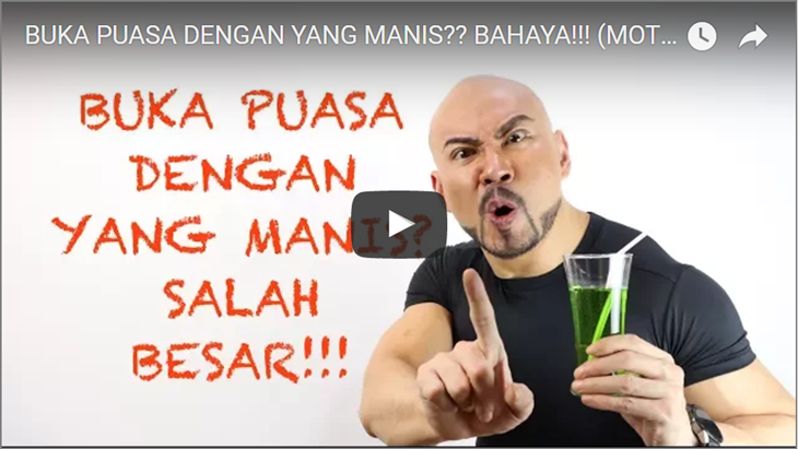 Deddy Corbuzier: Buka Puasa dengan yang Manis Salah Besar!