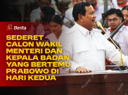 Sederet Calon Wakil Menteri dan Kepala Badan yang Bertemu Prabowo di Hari Kedua