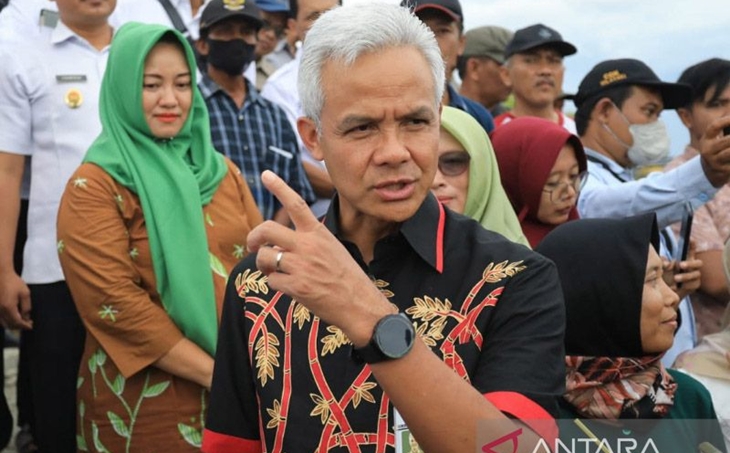 Ganjar Temui Jokowi di Istana