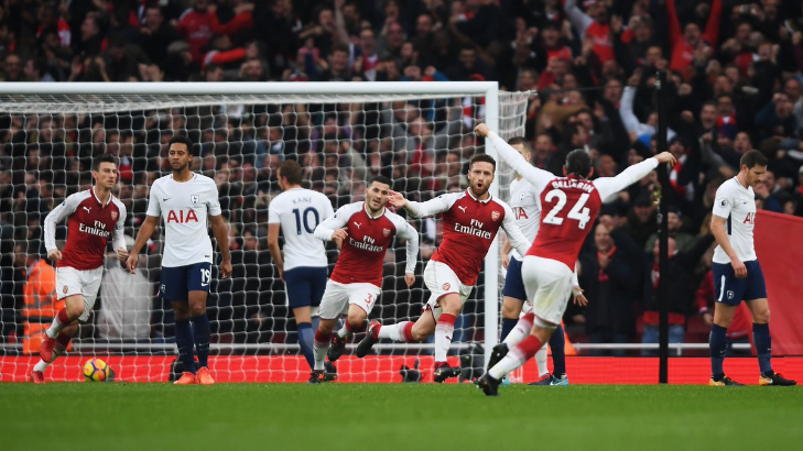 Arsenal Menang 2-0 Atas Spurs