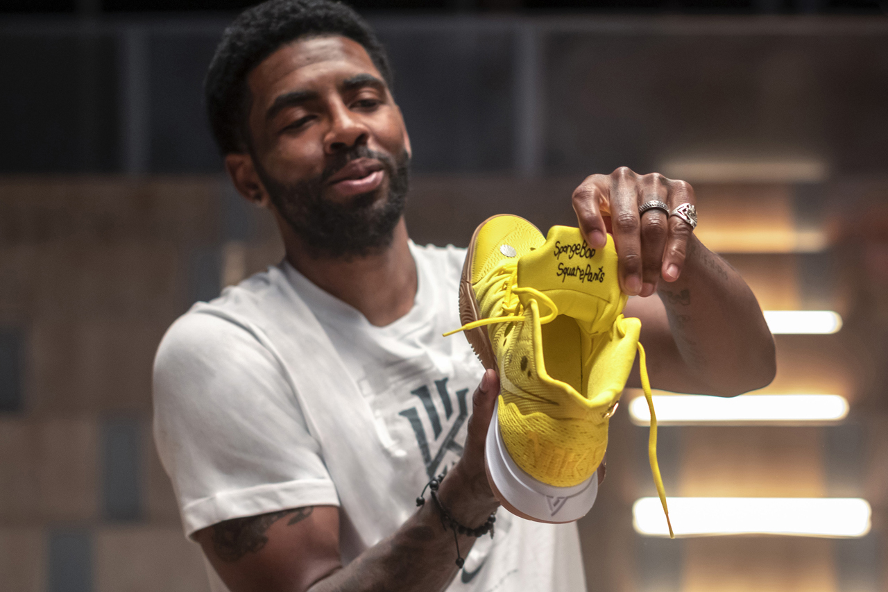 Nike dan SpongeBob Gandeng Kyrie Irving untuk Kolaborasi Sepatu Terbaru