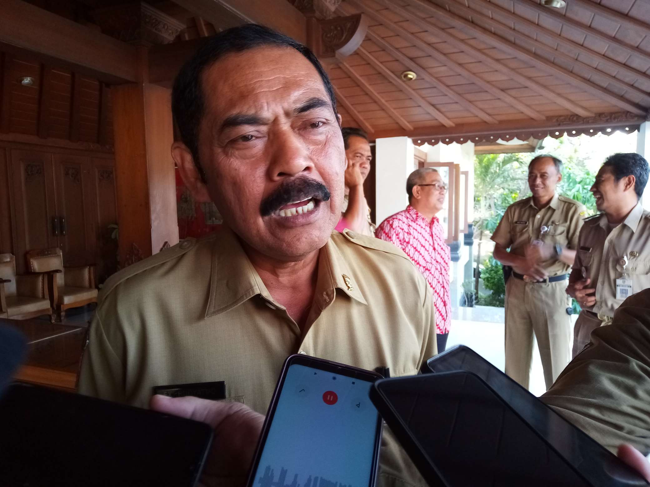 Wali Kota Solo, F.X. Hadi Rudyatmo, Rabu (6/11). (MP/Ismail)