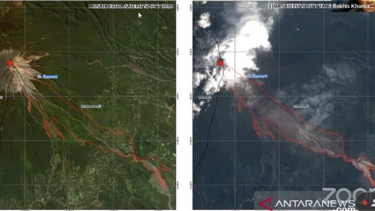Erupsi Gunung Semeru Sebabkan Kerusakan Lahan Seluas 2.417,2 Hektare