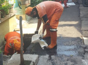 Cara Sudin Bina Marga Jakarta Pusat Atasi Banjir di Jalan Raya