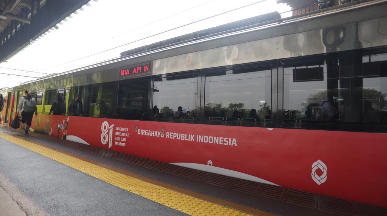Sambut HUT RI ke-81, 4 Kereta KAI Bakal Tampil dengan Livery Merah Putih