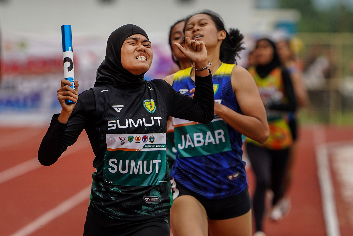 PON XXI Aceh-Sumut: Sumut Raih Emas Lari 4x400 Meter Estafet Campuran