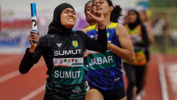 PON XXI Aceh-Sumut: Sumut Raih Emas Lari 4x400 Meter Estafet Campuran