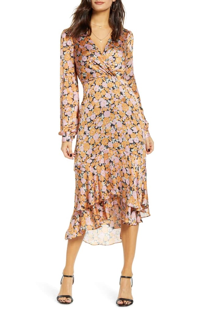 Ruffle midi dress