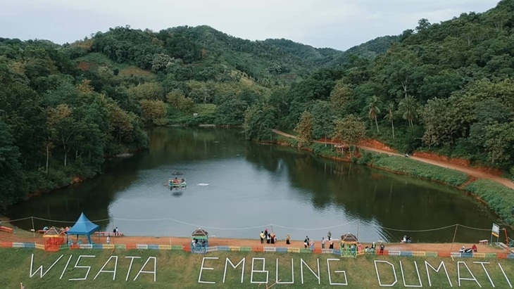 Embung Dumati. (Foto: instagram.com/raflypiaggio)