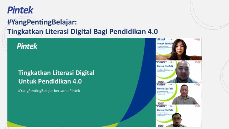 Pintek Gandeng Pusdatin Kemendikbud dan DUGI Dorong Literasi Digital