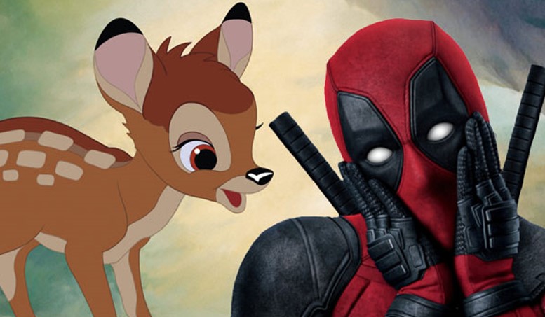 Respon Disney Tentang Ide Crossover 'Deadpool' dan 'Bambi'