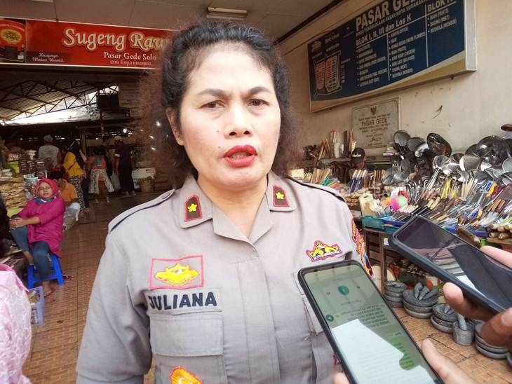 Kapolsek Jebres Kompol Juliana. (MP/Ismail)