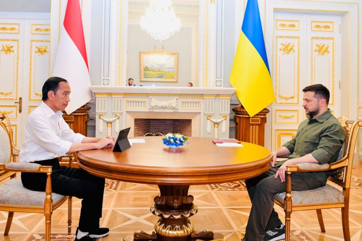 [HOAKS atau FAKTA]: Rakyat Ukraina Marah Terhadap Jokowi