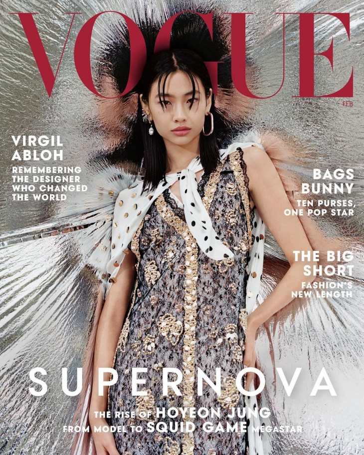 Jung Ho-Yeon Jadi Orang Asia Timur Pertama yang Tampil untuk Cover Vogue AS