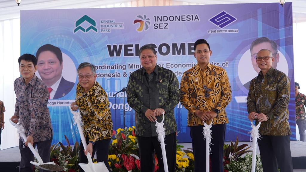 Airlangga Ajak Menteri Singapura Groundbreaking di KEK Kendal, Nilai Investasi US$3,37 Miliar