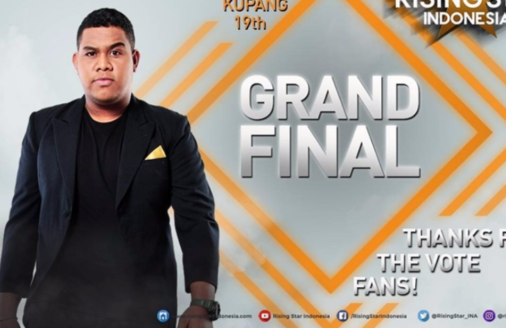 Juara Rissing Star Andmes Kamaleng Diarak Keliling Kota Kupang