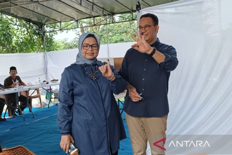 Pramono -Doel Menang di TPS Anies Mencoblos