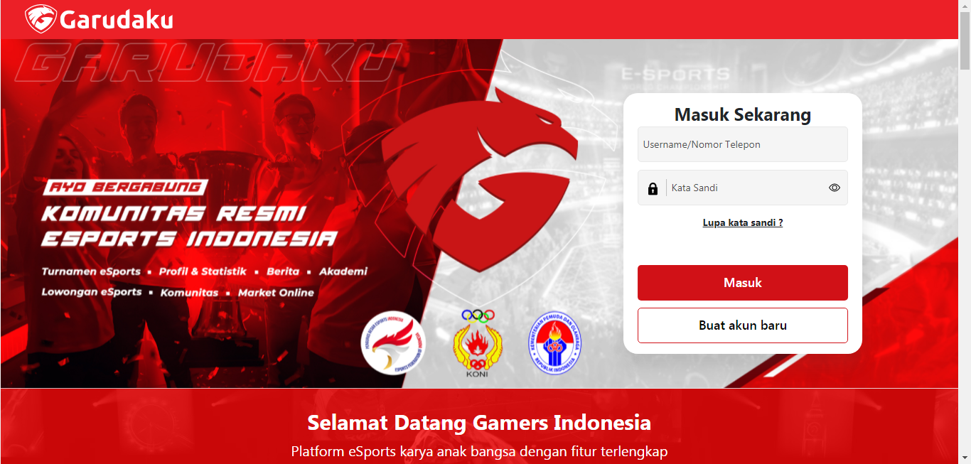 Garudaku Jadi Platform Resmi Esports PBESI Di Indonesia - MerahPutih