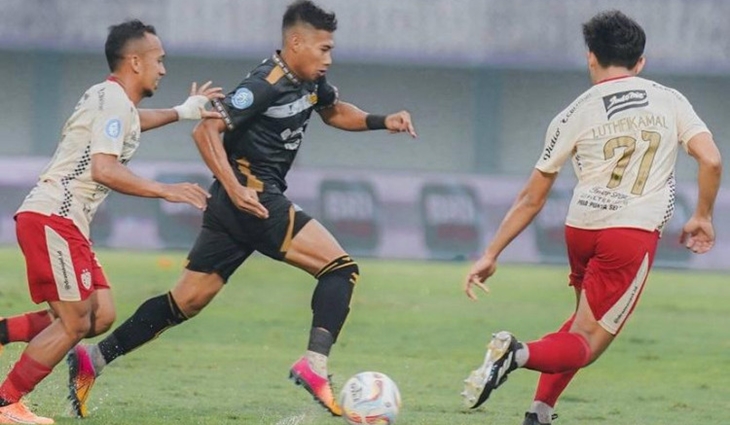 Dewa United FC Vs Bali United Berakhir Imbang 1-1: Debut Apik Jose Porteria