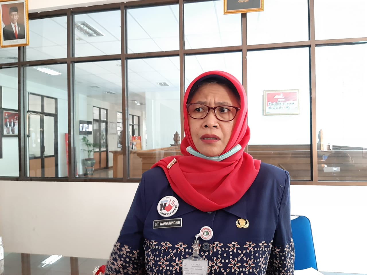 Kepala Dinas Kesehatan Kota (DKK) Solo, Siti Wahyuningsih. (MP/Ismail)