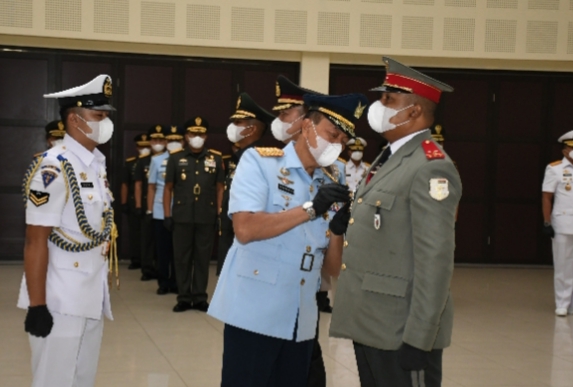 Komandan Sekolah Staf dan Komando TNI (Dansesko TNI) Marsekal Madya TNI Dedy Permadi membuka Pendidikan Reguler ke-48 Sesko TNI