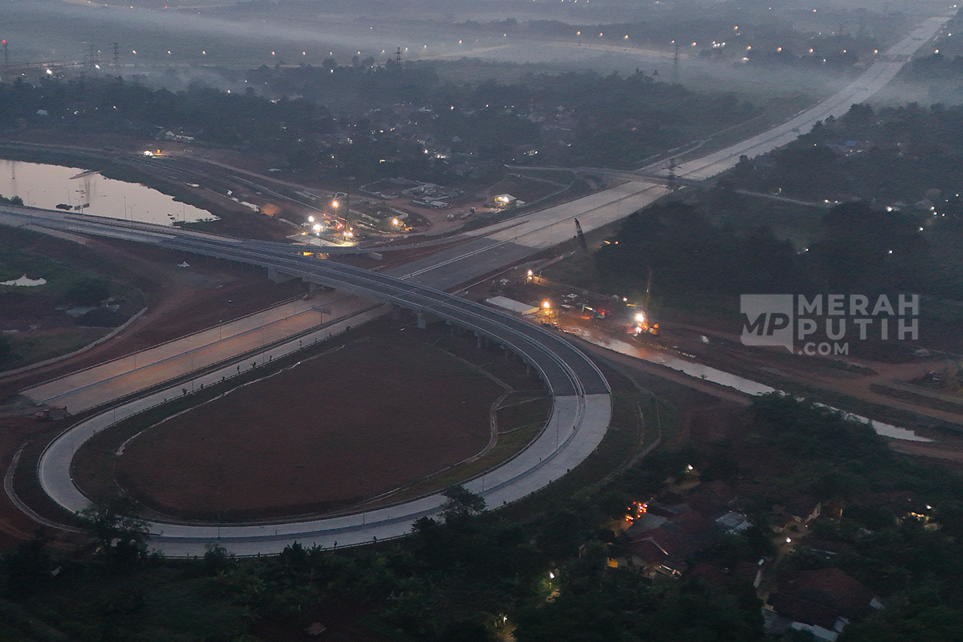 Menilik Pembangunan Jalan Tol Serbaraja Seksi 1B CBD - Legok - MerahPutih