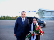 Bertolak dari Rusia, Megawati Lanjutkan Kunjungan Kerja ke Samarkand Uzbekistan