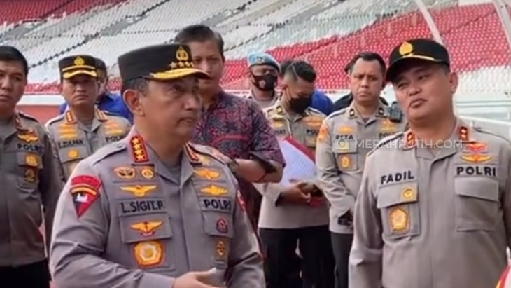 Kapolri Apresiasi Suporter Indonesia yang Jaga Ketertiban di SUGBK