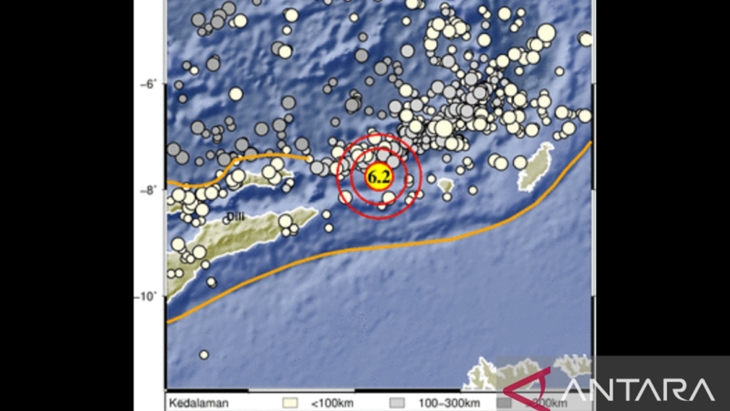 Penyebab Gempa Maluku Barat Daya Magnitudo 6,2