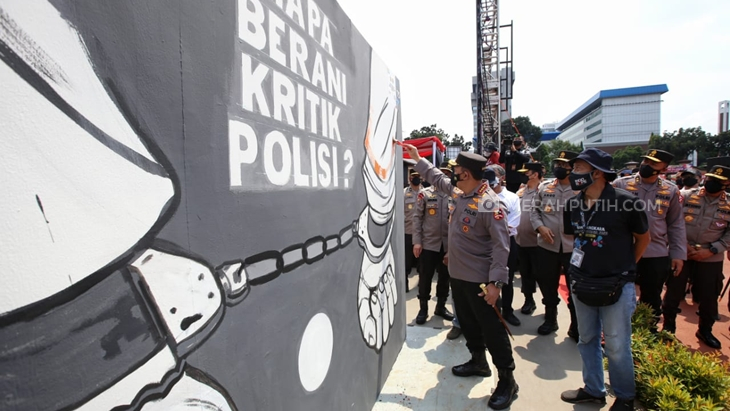 Kapolri Sebut Lomba Mural Awalnya Minim Peserta karena Takut Ditangkap