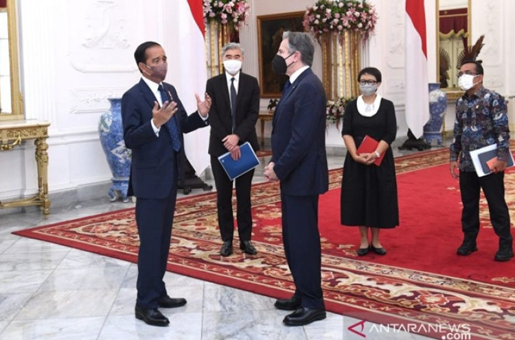 Pertemuan dengan Menlu AS, Presiden Jokowi Sampaikan Agenda Prioritas G20