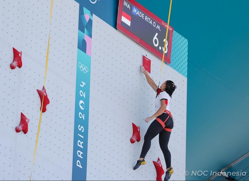 Dua Atlet Panjat Tebing Putri Indonesia Fokus Menunjukkan yang Terbaik di Perempat Final