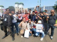 Demo di DPR, Koalisi Jurnalis Minta RUU Penyiaran Dibatalkan