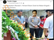 [HOAKS atau FAKTA]: Bharada Richard Eliezer Ziarah ke Makam Brigadir Yosua
