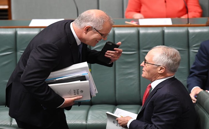Scott Morisson di Parlemen Australia
