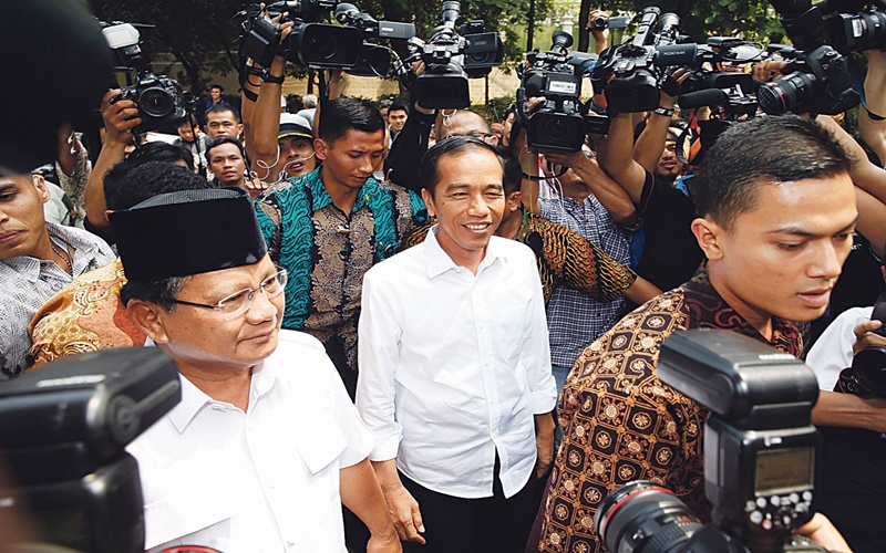 Capres Prabowo dan Jokowi 