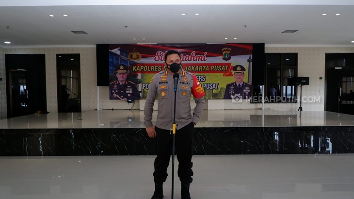 Kapolres Metro Jakarta Pusat Kombes Hengki Haryadi bersilaturahmi dengan Jurnalis Jakarta Pusat (JJP). (Foto: MP/Kanugrahan)
