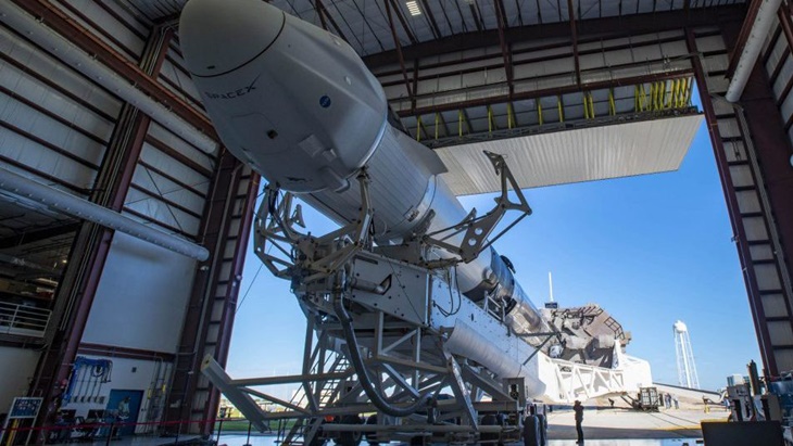 SpaceX Luncurkan Kapsul Naga Kedua ke Angkasa Luar