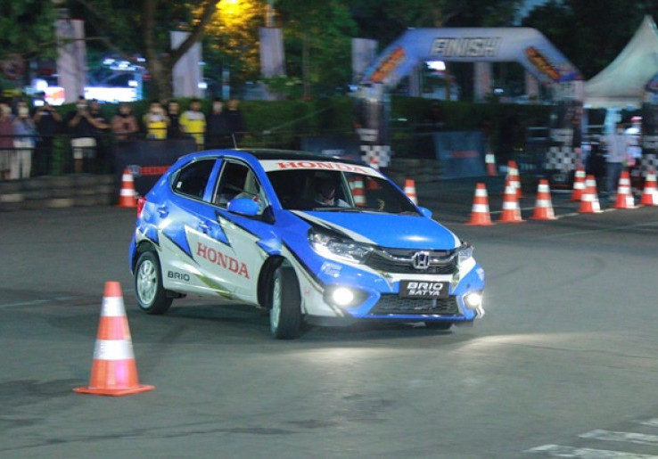 Persaingan Ketat di Brio Slalom Challenge Seri 3