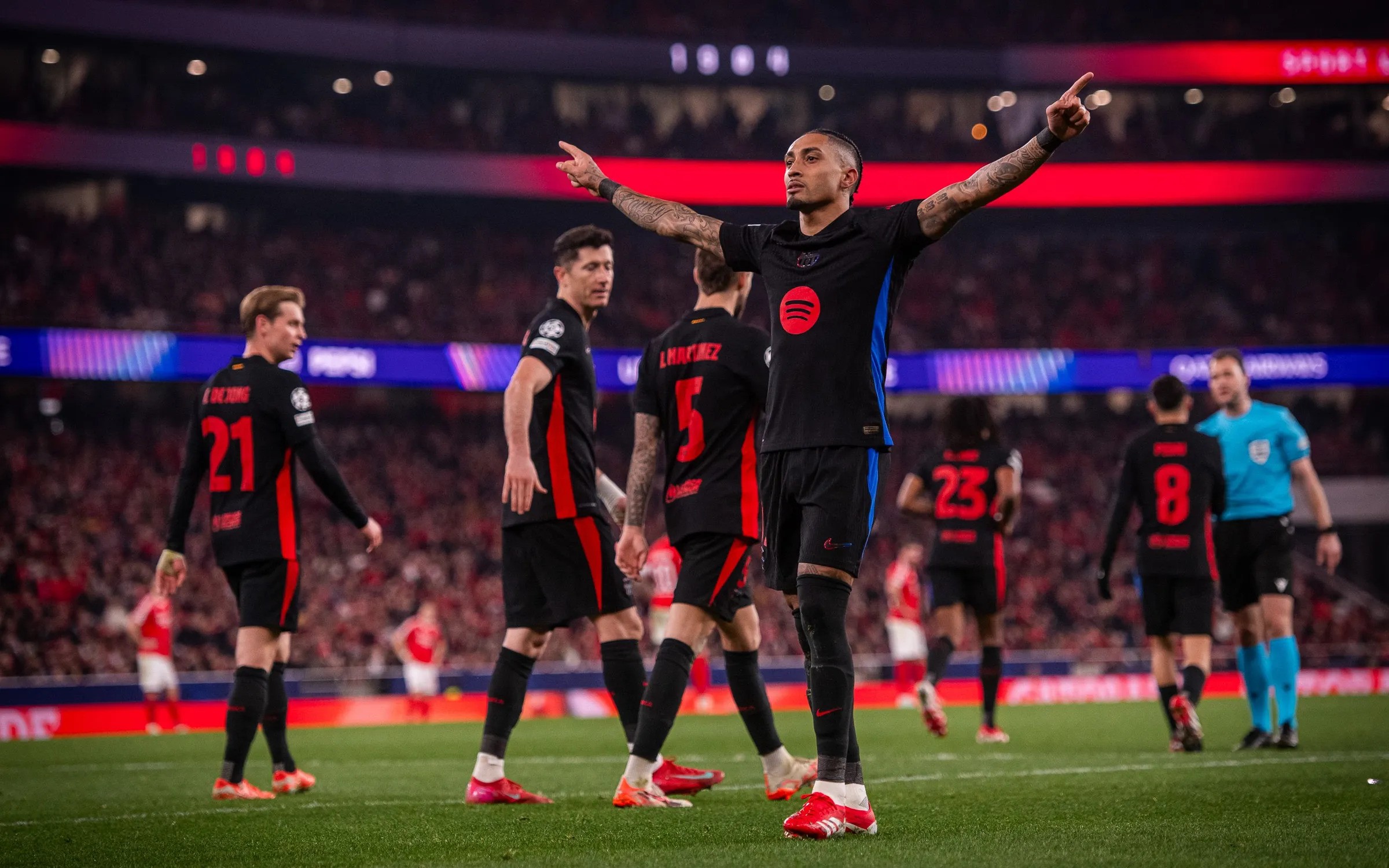 Main 10 Pemain, Barcelona Berhasil Bungkam Benfica