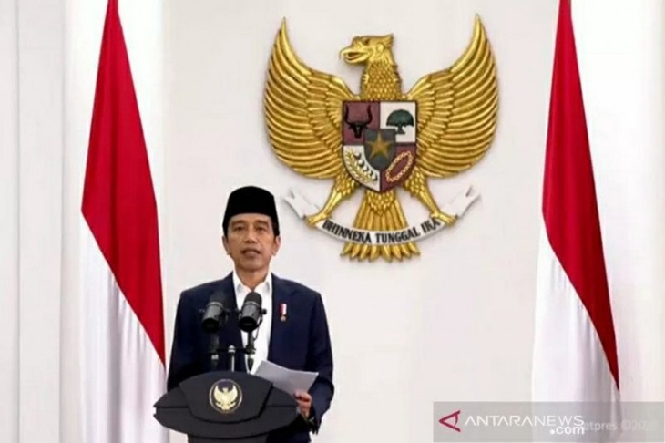 Presiden Jokowi lantik enam menteri baru pada 23 Desember 2020. (Foto: Antara)