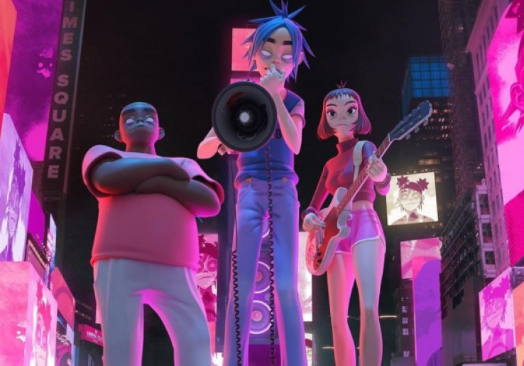 Gorillaz Ambil Alih Times Square New York dan Piccadilly Circus London